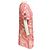 Vestido de cóctel de jacquard de manga corta con adornos de piedras rosas Dolce & Gabbana - vista 2