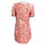Vestido de cóctel de jacquard de manga corta con adornos de piedras rosas Dolce & Gabbana - vista 3