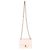 Timeless Chanel Mini Square Flap Bag aus rosa gestepptem Lammleder Pink - Ansicht 4