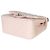 Timeless Chanel Mini Square Flap Bag aus rosa gestepptem Lammleder Pink - Ansicht 5