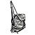 Chanel White Black Nylon Printed Coco Neige Rucksack Schwarz - Ansicht 4