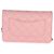 Portafoglio con catena Chanel Pink Quilted Caviar Rosa - vista 2