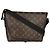Messenger magnetico in tela Monogram Macassar Louis Vuitton Marrone