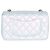 Timeless Chanel Mini Flap Rectangular en piel de cabra acolchada azul iridiscente - vista 2