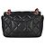 Timeless Piccola borsa a flap Chanel Cocovado in agnello trapuntato nero con catena a nastro - vista 2