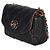 Timeless Piccola borsa a flap Chanel Cocovado in agnello trapuntato nero con catena a nastro - vista 3