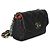 Timeless Piccola borsa a flap Chanel Cocovado in agnello trapuntato nero con catena a nastro - vista 4