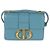 Micro bolso 30 Montaigne en piel de becerro azul Christian Dior