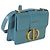 Micro bolso 30 Montaigne en piel de becerro azul Christian Dior - vista 4