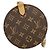 Pochette Monogram Eyeshadow Louis Vuitton Marrone
