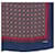 Stola in seta multicolore Chanel Blu navy  - vista 3