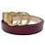 Cinturón reversible Christian Dior Saddle Burdeos