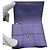 Cassette Cartera de piel de becerro tríptico Bottega Veneta morada Púrpura - vista 6