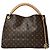 Borsa a Spalla Louis Vuitton Artsy MM Marrone