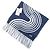 Hermès Hermes Casaque Vague Cashmere Stole Crudo Blu navy