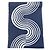 Hermès Hermes Casaque Vague Cashmere Stole Crudo Blu navy - vista 2