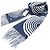 Hermès Hermes Casaque Vague Cashmere Stole Crudo Blu navy - vista 5