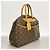 Borsa Louis Vuitton Monogram Deauville Marrone - vista 2