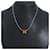 Hermès Hermes Necklace Cage d'H Metal Orange Silver Silvery  - view 10