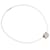 Hermès Hermes Necklace Cage d'H Metal Orange Silver Silvery  - view 9