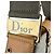 Borsa a tracolla in tela e pelle Christian Dior Marrone Verde - vista 11