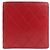 Chanel Bi-Fold Ledergeldbörse Rot