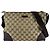 Borsa a tracolla Gucci GG Canvas e pelle Marrone