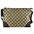 Borsa a tracolla Gucci GG Canvas e pelle Marrone - vista 3
