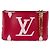 Louis Vuitton Monogram Giant Pochette Shoulder Bag Pink Red
