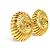 Orecchini a clip dorati Chanel D'oro - vista 2