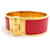 Hermès Bracciale Rigido Charnière Hermes Rosso D'oro  - vista 4
