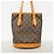 Borsa Tote Louis Vuitton Monogram Bucket PM Marrone - vista 12