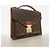 Borsa Louis Vuitton Monogram Monceau 28 Marrone - vista 2