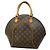 Borsa Louis Vuitton Monogram Ellipse MM Marrone
