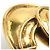Orecchini a clip Chanel Gold D'oro - vista 10