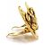 Orecchini a clip Chanel Gold D'oro - vista 2