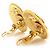 Orecchini a clip Chanel Gold D'oro - vista 3