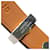 Hermès Hermes Charm Bracelet in Leather and Metal Brown Silvery Golden  - view 10