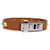 Hermès Hermes Charm Bracelet in Leather and Metal Brown Silvery Golden  - view 3