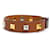 Hermès Hermes Charm Bracelet in Leather and Metal Brown Silvery Golden  - view 4