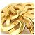 Orecchini a clip Chanel Oro e Arancione D'oro - vista 10