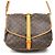 Borsa a Spalla Louis Vuitton Monogram Marrone Monogramma - vista 3