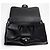 Chanel Paris-Shanghai Jumbo Camellia Petals Borsa pelle vernice nera Nero Silver hardware - vista 10