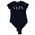 Body de algodón Valentino Garavani VLTN - Negro