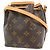 Borsa Louis Vuitton Noe Monogram Canvas Nano Marrone - vista 2