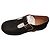 Bailarinas Chloé en cuero negro con hebilla