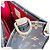 Borsa Louis Vuitton Sac Plat BB Marrone Monogramma - vista 13