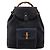 Mochila GUCCI Bamboo Camurça Marinho Ouro 003 2034 0030 Auth BA12560 Dourado Azul marinho - vista 2