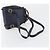 Mochila GUCCI Bamboo Camurça Marinho Ouro 003 2034 0030 Auth BA12560 Dourado Azul marinho - vista 9