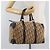 Borsa Christian Dior Trotter in tela marrone e oro Auth 179421 D'oro - vista 19